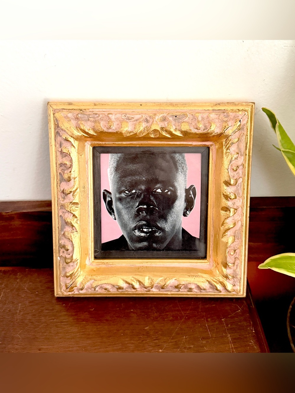 Tyler The Creator Igor Framed Art Print Vintage Style Gold Pink Baroque Frame
